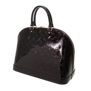 Louis Vuitton Handbag Amarante Vernis Monogram Purple Alma